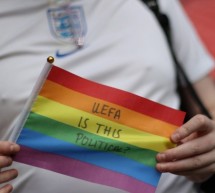 UEFA – Regenbogenfähnchen im Wind UEFA – Regenbogenfähnchen im Wind